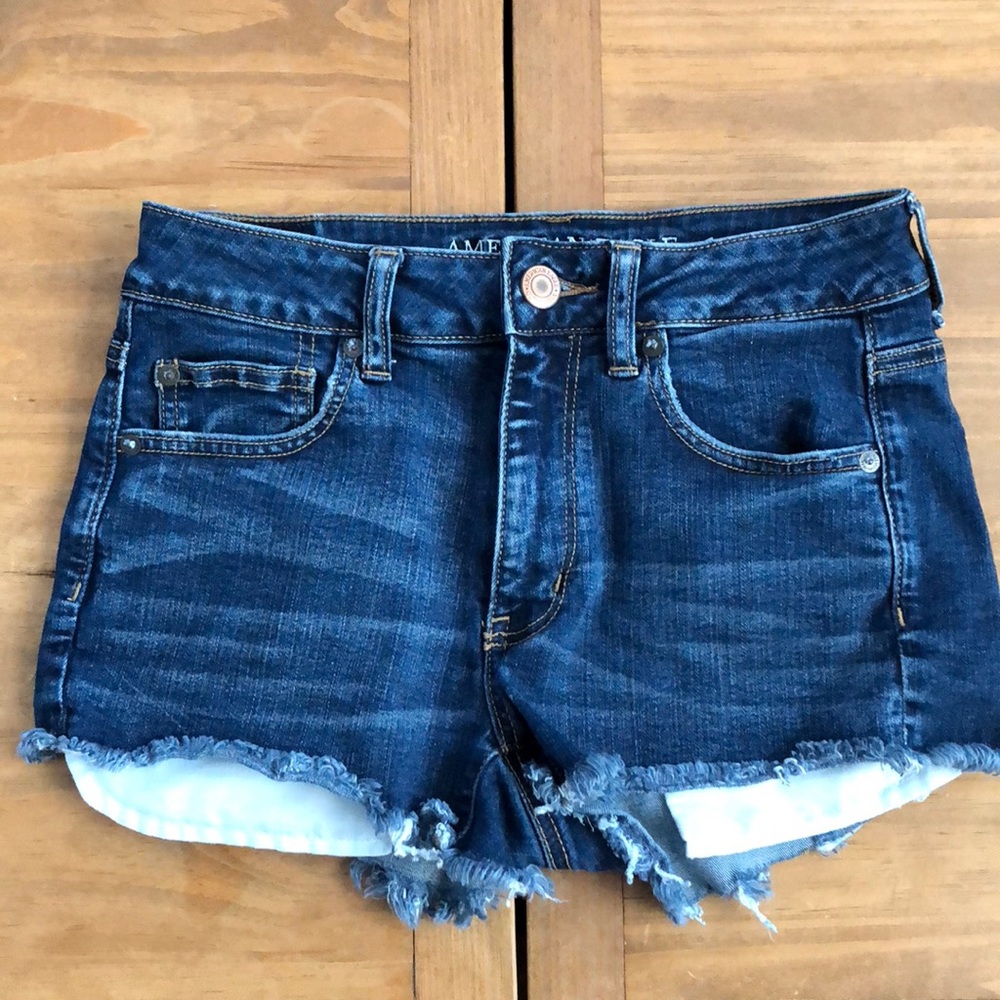 Faded short shorts